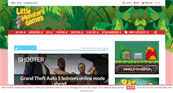 Desktop Screenshot of littlemonstersgames.com
