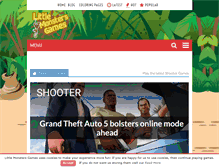 Tablet Screenshot of littlemonstersgames.com